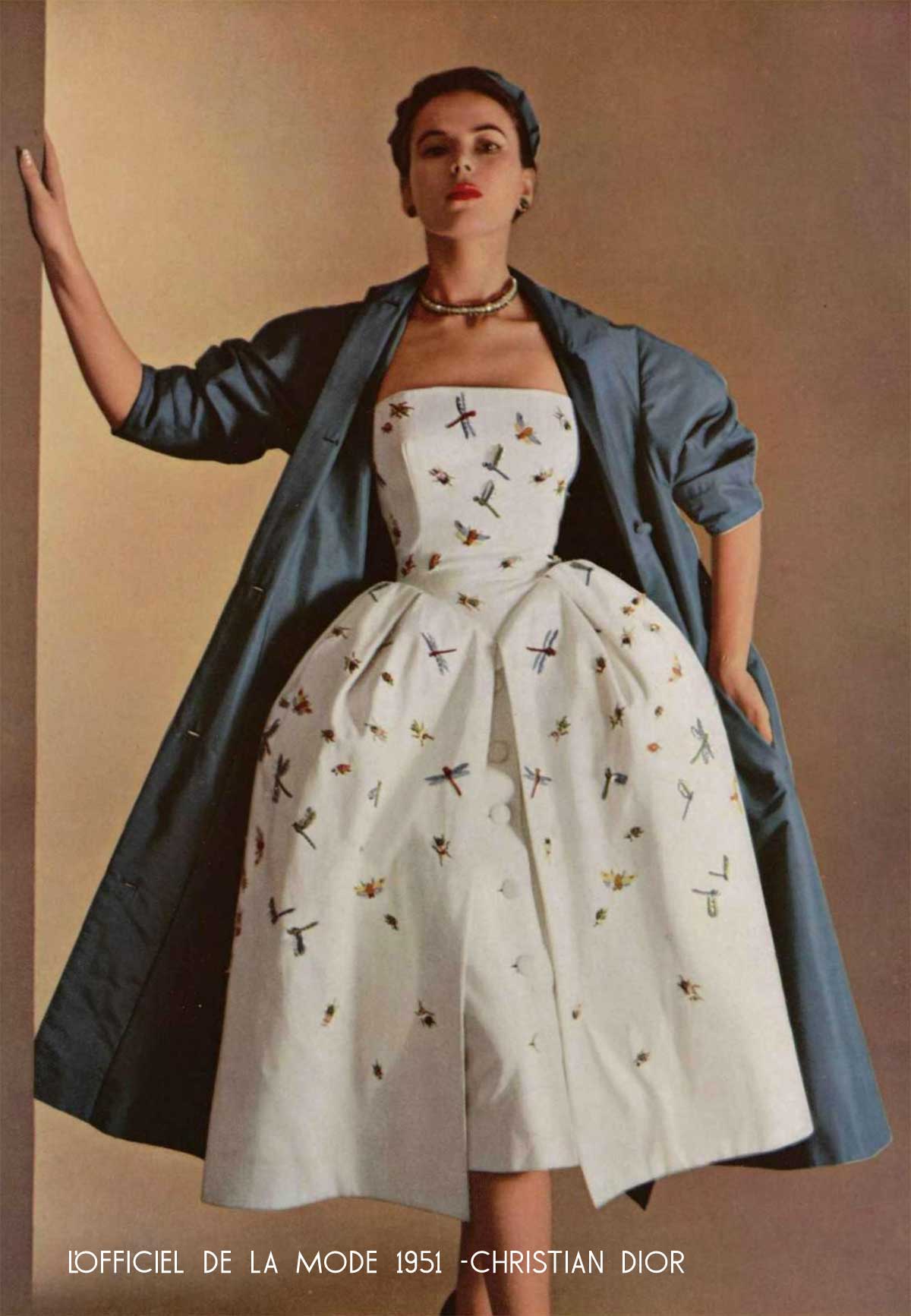 1950s Fashion History 50s Glamour, Dior New Look