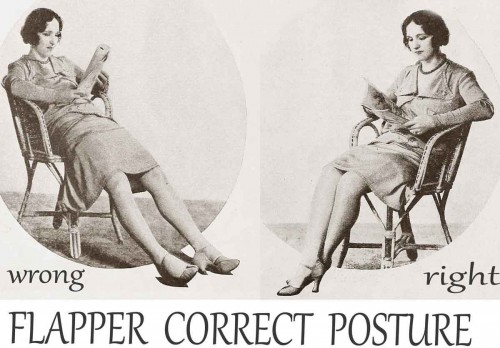 Good Posture Guide for Women - 1940's Style Advice