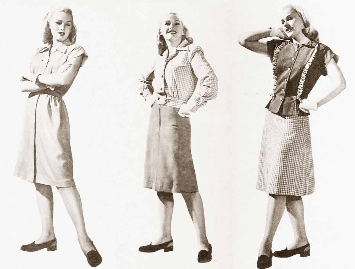 1940s Casual Outfits: Summer Clothes & Shoes
