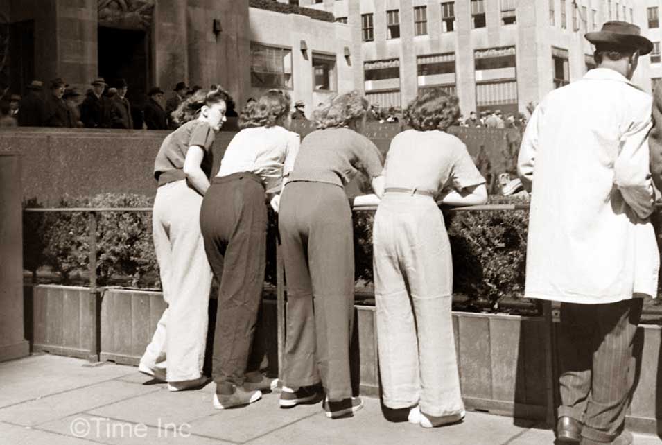 1940s Fashion - Men lose their Pants to the Women  1940s fashion, 1940s  fashion women, 1940s mens fashion