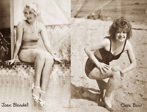 1930's bathing suits fashion---July-1932