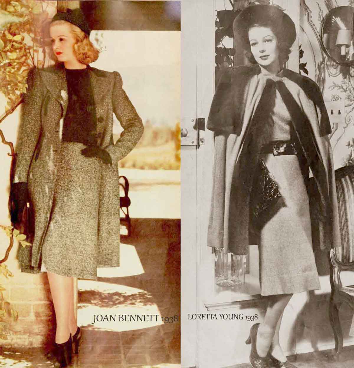 1930s Fashion - More Fall Styles - 1938 - Glamour Daze