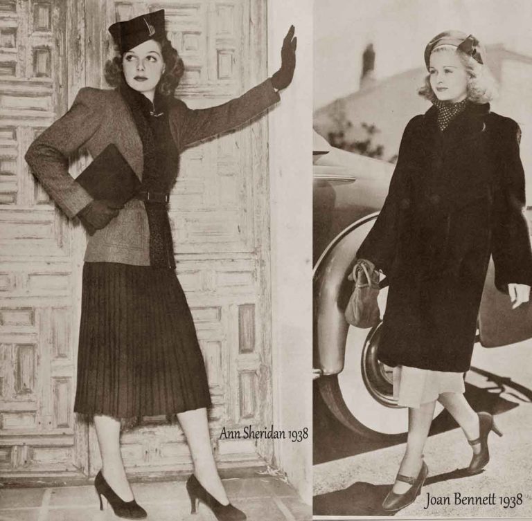 1930s Fashion - More Fall Styles - 1938 - Glamour Daze