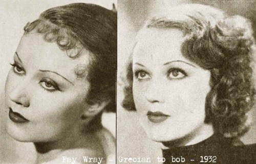 1930s Hollywood New Years Beauty Tips ---Fay-Wray-hair-bang