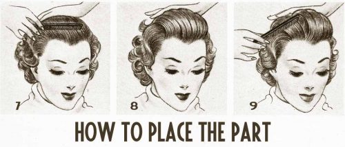 1940s Hairstyle---Exciting-Post-War-Hair-ideas technique