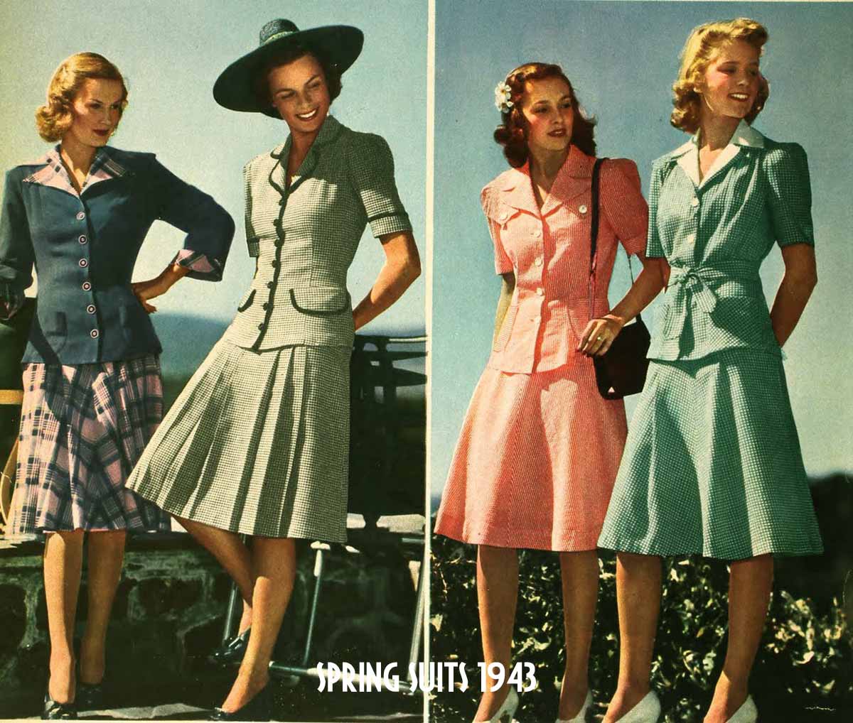 1940s-Fashion---Spring-College-Suits-for-1943