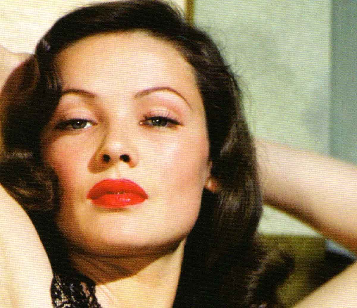 Gene Tierney -Top Ten Most Beautiful 1940s Women