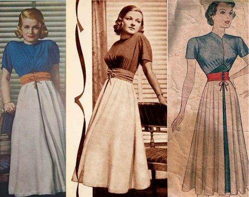 Elizabeth-Hawes-1938---The-Conquest-of-Mexico---Chewing-Gum--Day-Dress-and-Simplicity-pattern-1938