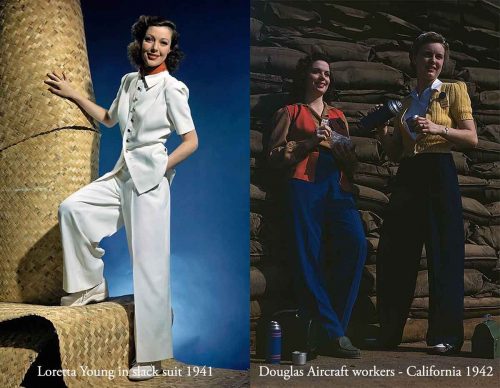 1940s-US-fashion-slack-suits-and-trousers