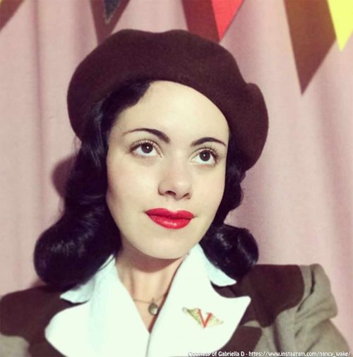 1940s-beret-fashions - Gabriella D @nancy_wake