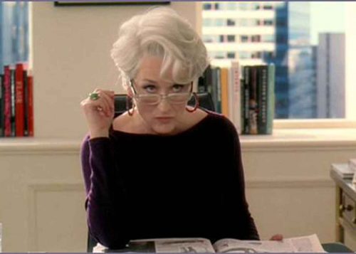 Meryl Streep Devil Wears Prada glasses