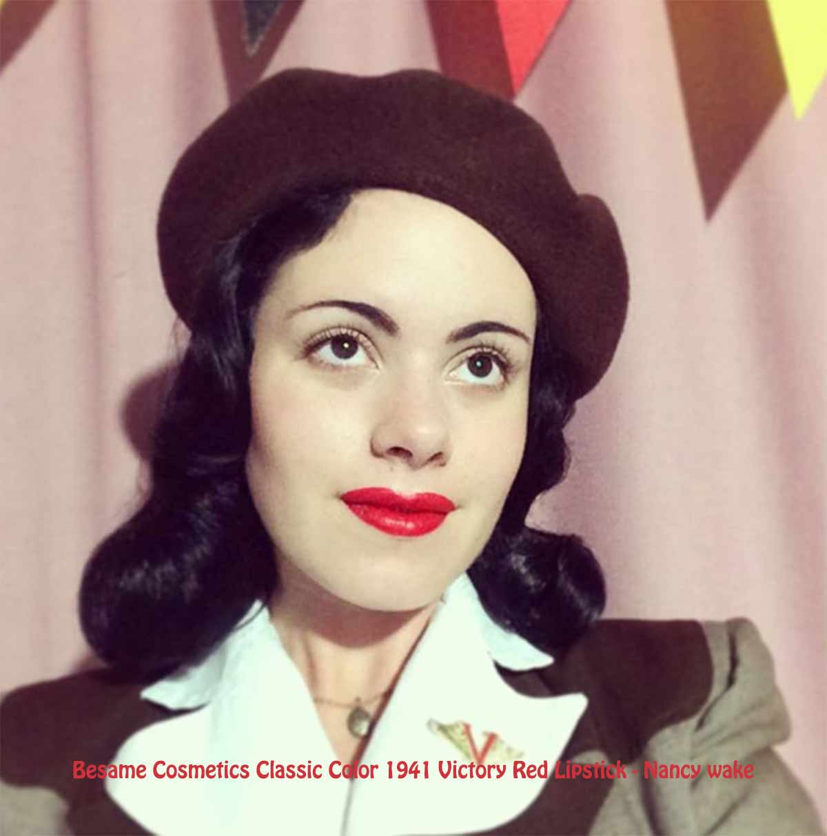 Classic Color 1941 Victory Red Lipstick - Besame Cosmetics