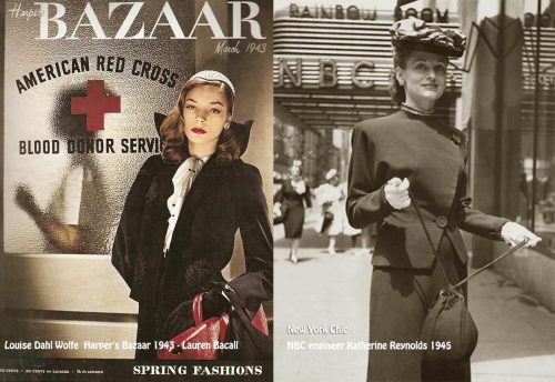 louise-dahl-wolfe-harpers-bazaar-1943-Lauren Bacall