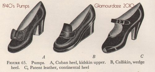 1940s shoes - pumps