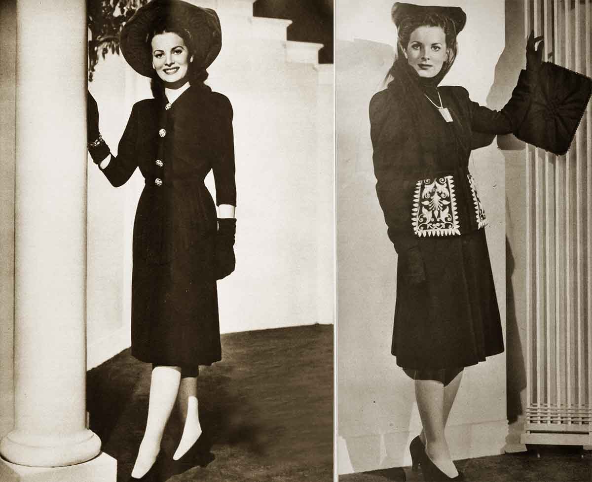 1940s Fashion - The Winter Dress and Coat of 1941 - Glamour Daze