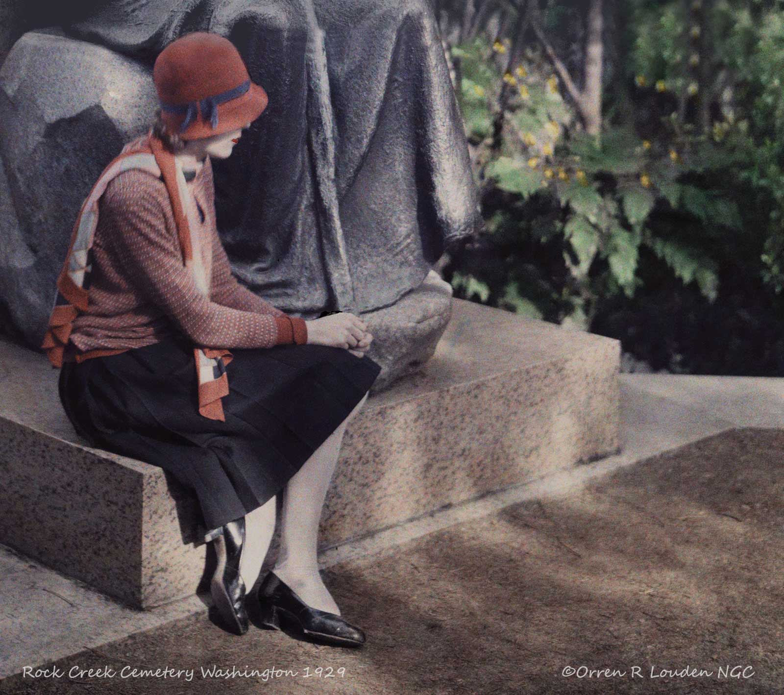 1920s Women in Autochrome Lumiere Color