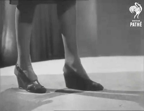 1940s post war shoe fashion