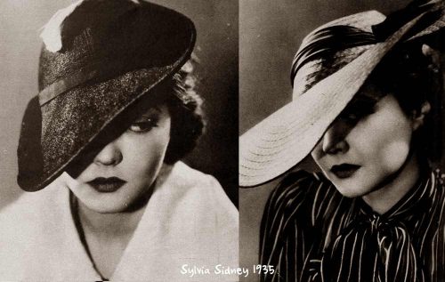 Sylvia-Sidney-1930s-Hat-Styles---1935