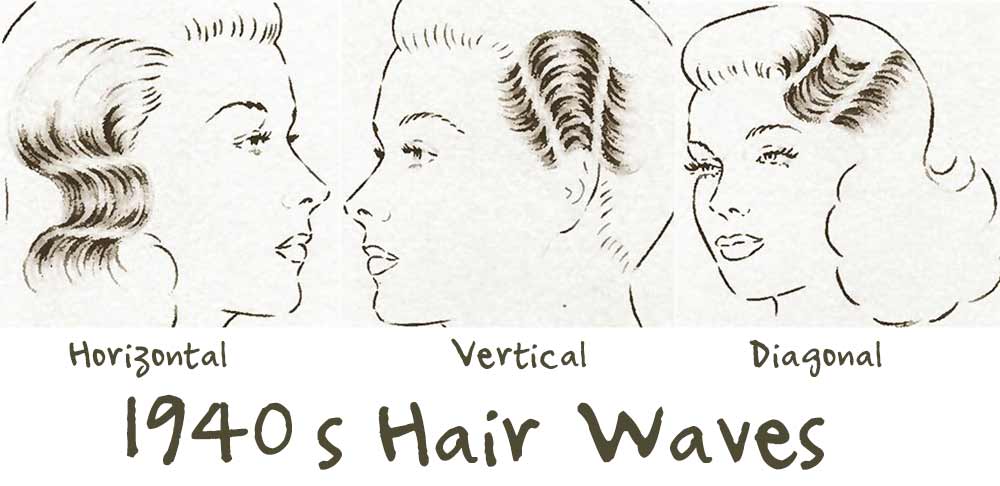 1940s Hairstyle Tutorial Vintage Waves Glamour Daze