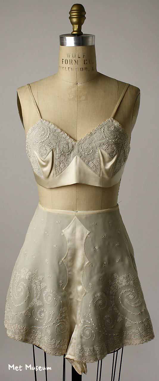 1920s Lingerie History- Underwear, Slip, Bra, Corset