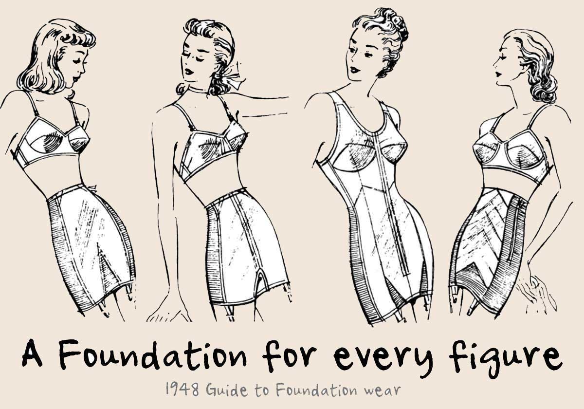 1948-Guide-to-Foundation-wear---4-basic-figure-types