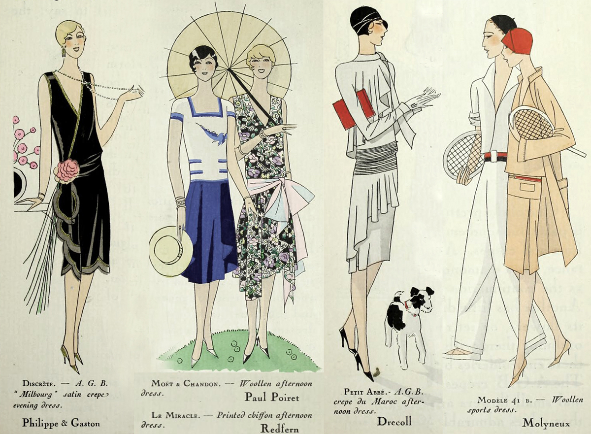 1920s Fashion - Paris 1928 - Patou and Paquin
