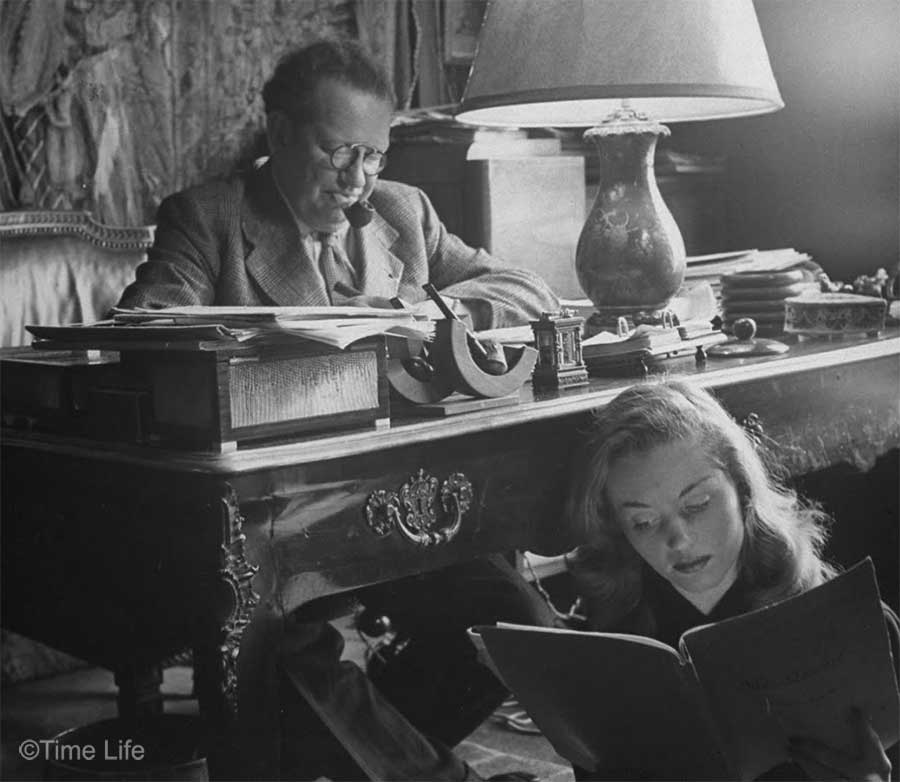 Léopold Marchand with Barbara Laage. Photo by Nina Leen. ©Time Life
