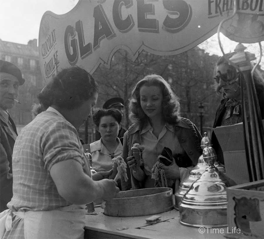 A-Post-War-Paris-Girl-1946- Barbara Laage. Photo by Nina Leen. ©Time Life