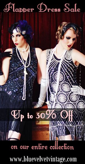 Blue Velvet Vintage Dresses