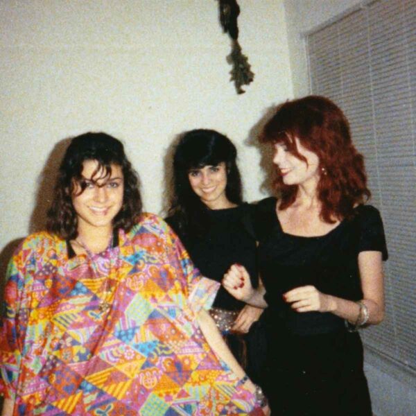 1980's girls getting primped up