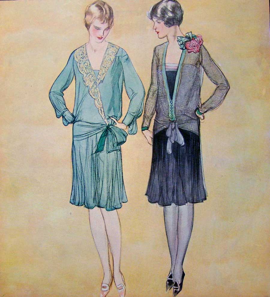 1920s fashion - 1920's dress for your silhouette