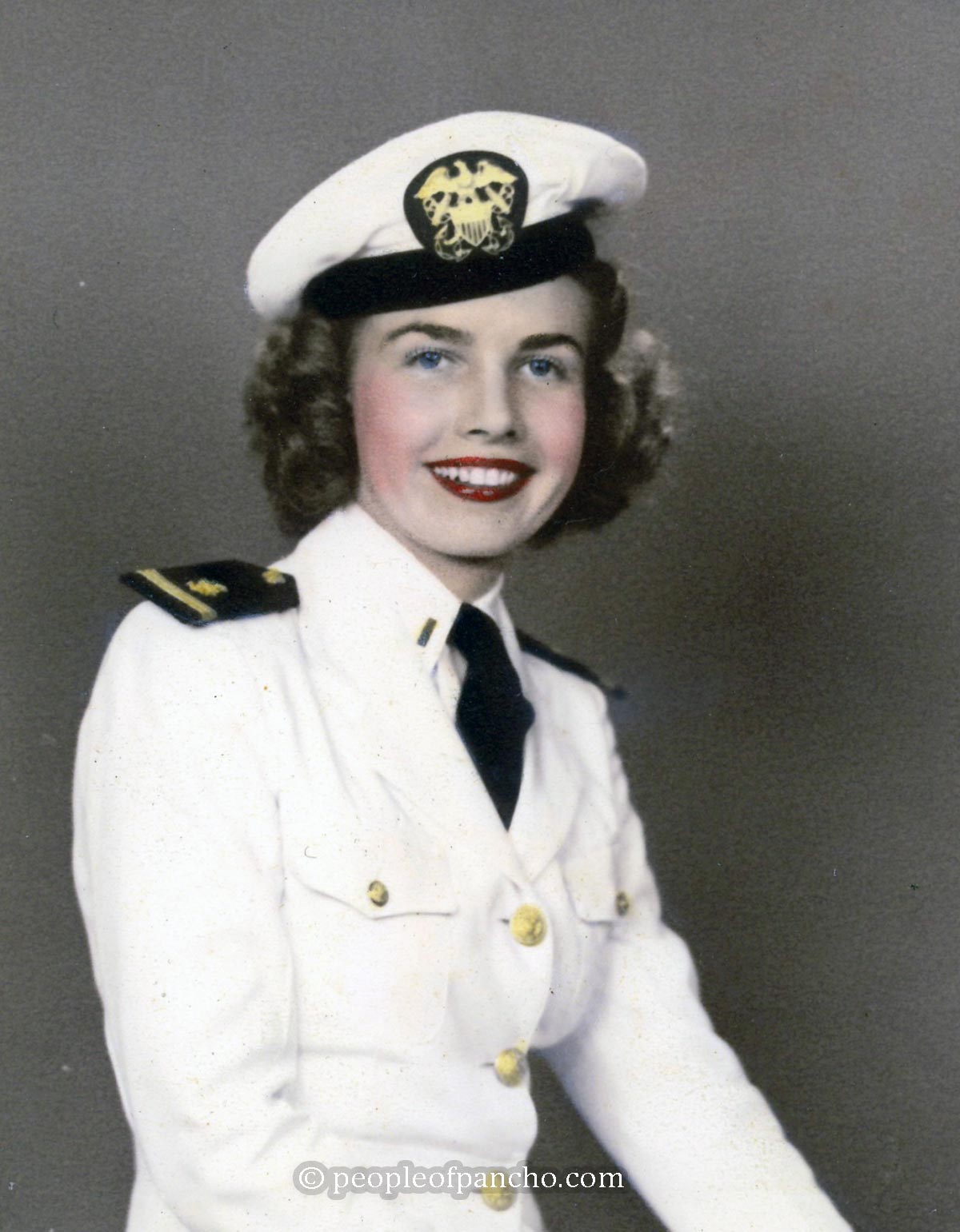 WW2 Nurse Uniform - Navy Nurse Corps Summer Uniform Image - People-of-Pancho