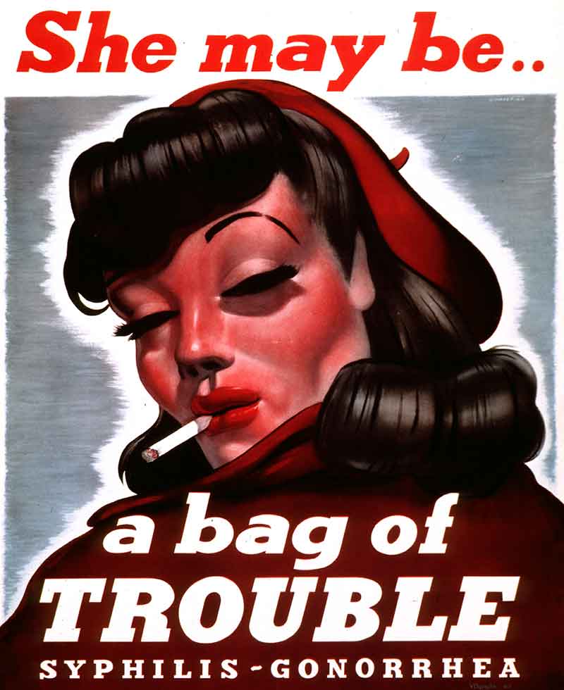 sexist ads in ww2 - Careless-Talk- Sexist WW2 poster