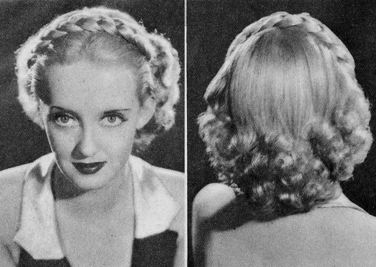 1930s hairstyles - detachable braids | glamour daze