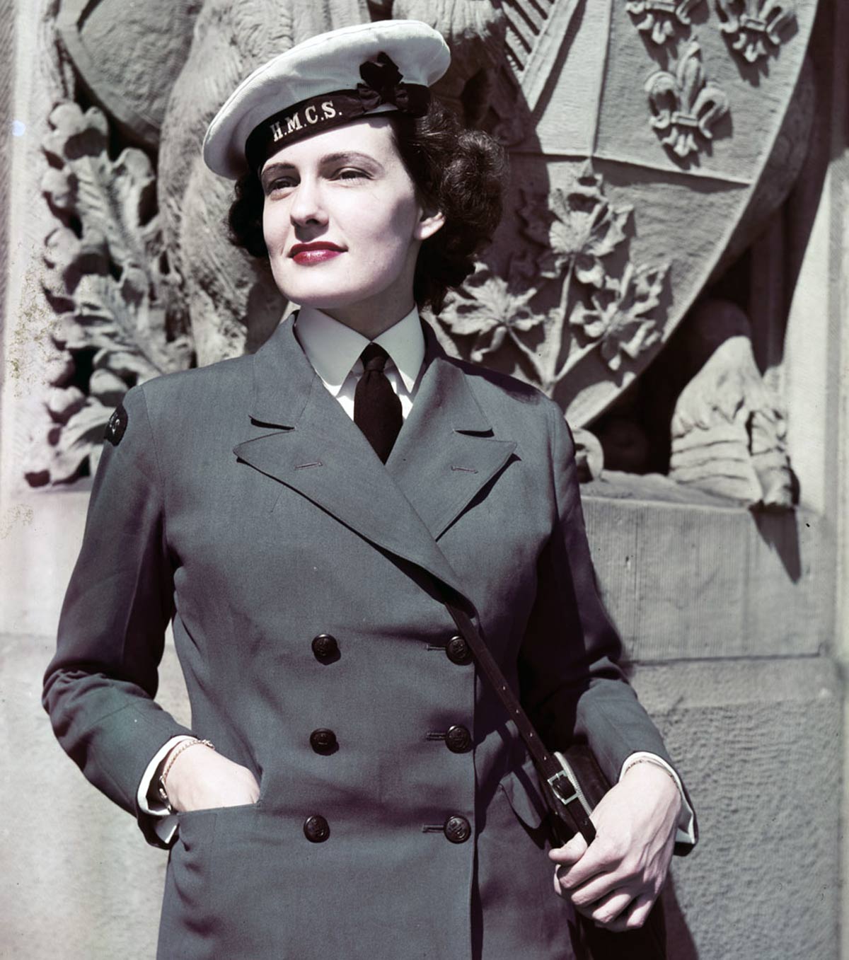 1940s-WW2-Women-of-Canada-WRCNS-KITTY-KINCAID-1944