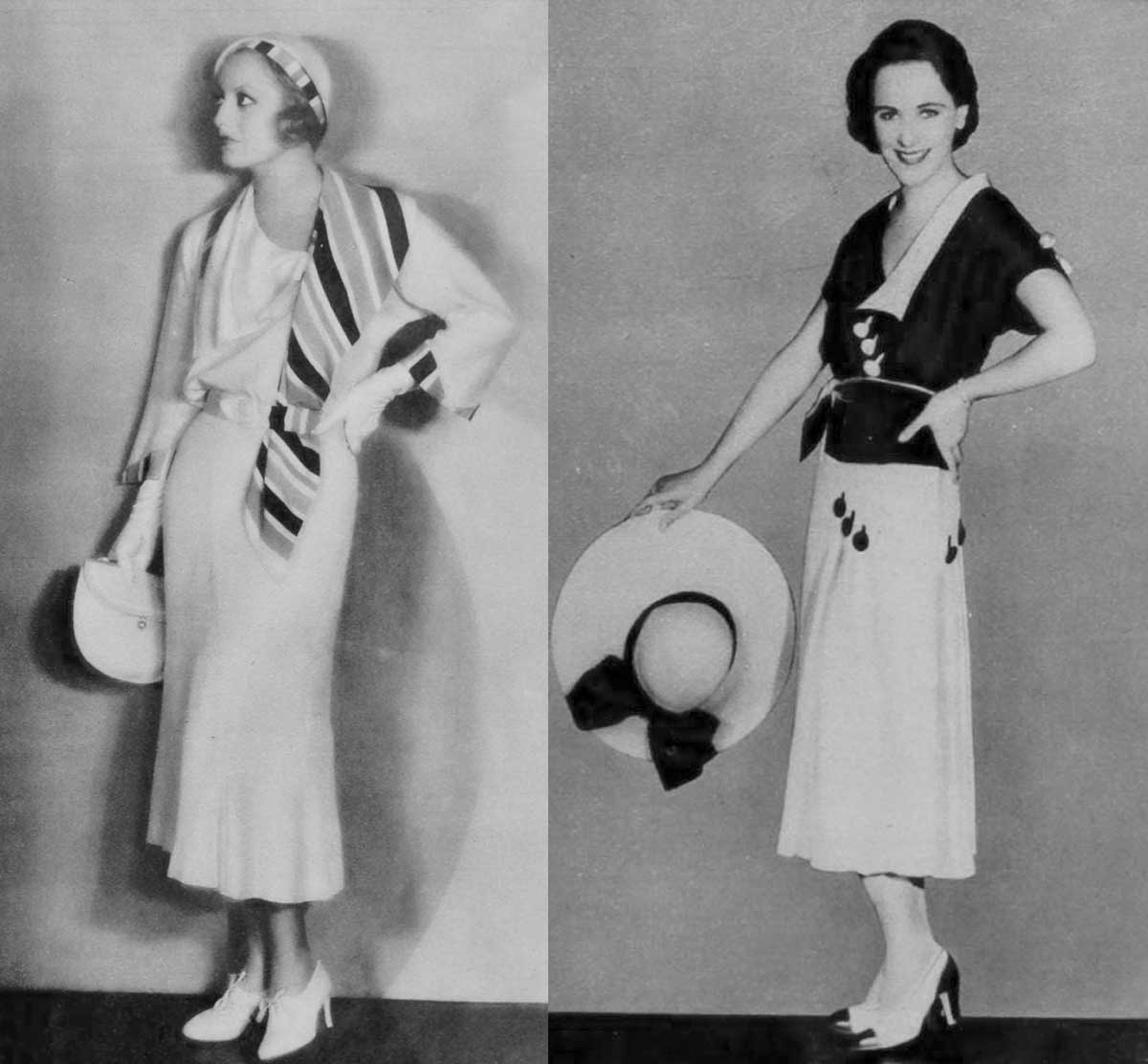 1930s Fashion - Summer Styles Hollywood 1931 - Glamour Daze