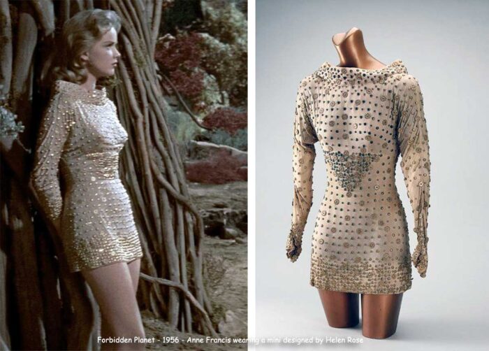 Anne-Francis-minidress-in-Forbidden-Planet---Helen-Rose-1956