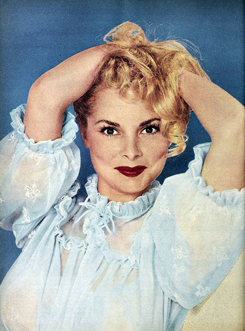 Boudoir Style in 1954 - Janet-Leigh-Nightie-1952