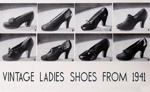 1940's Shoe's - Vintage Style Shoes 