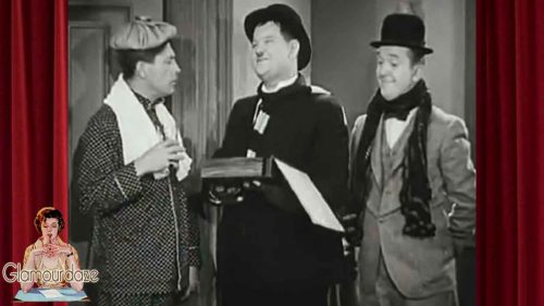Merry Christmas from Old Hollywood Stars - Laurel & Hardy