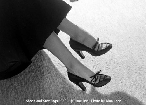 Shoes-and-Stockings-1948 - satin pumps
