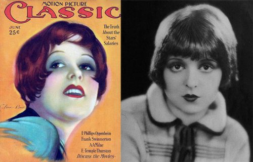 Short bob hairstyles of the 1920's - Clara Bow