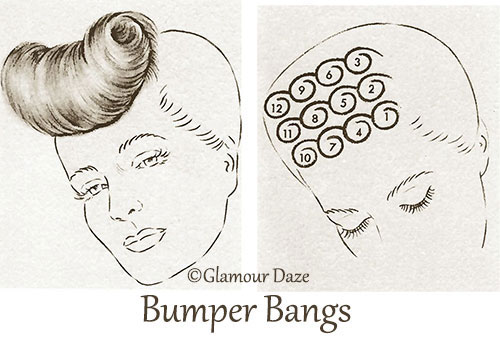 Bumper Bangs - 1940's hairstyles