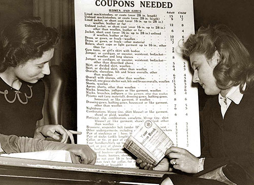Clothes Rationing WW2