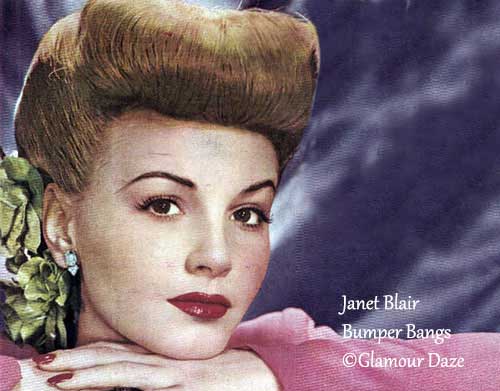 Janet Blair - bumper bangs