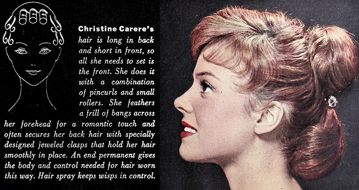 Christine Carere - Hollywood hairstyles 1960