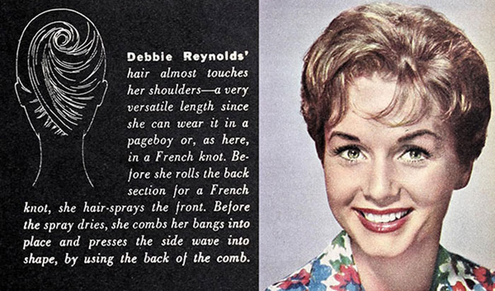 Debbie Reynolds - Hollywood hairstyles 1960