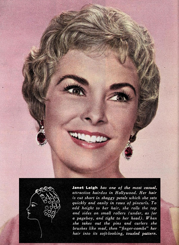 Janet Leigh - Hollywood Hairstyle 1960