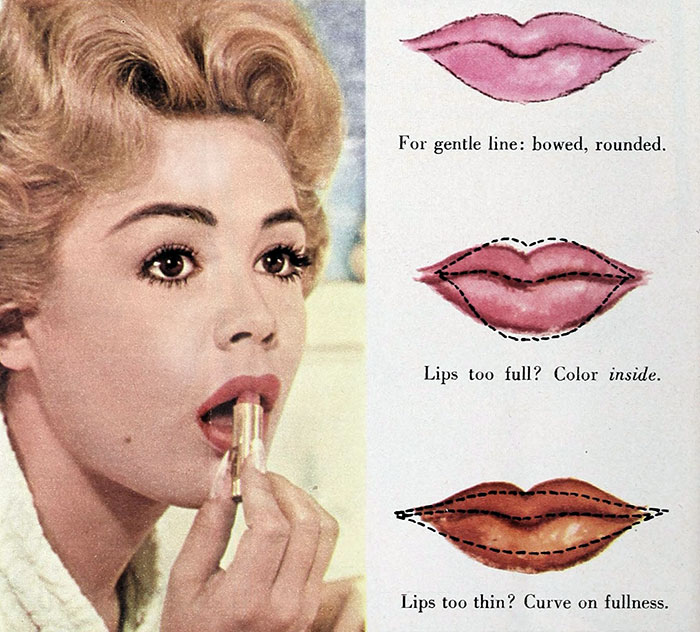 Sandra Dee - 1960s makeup Tips - lips