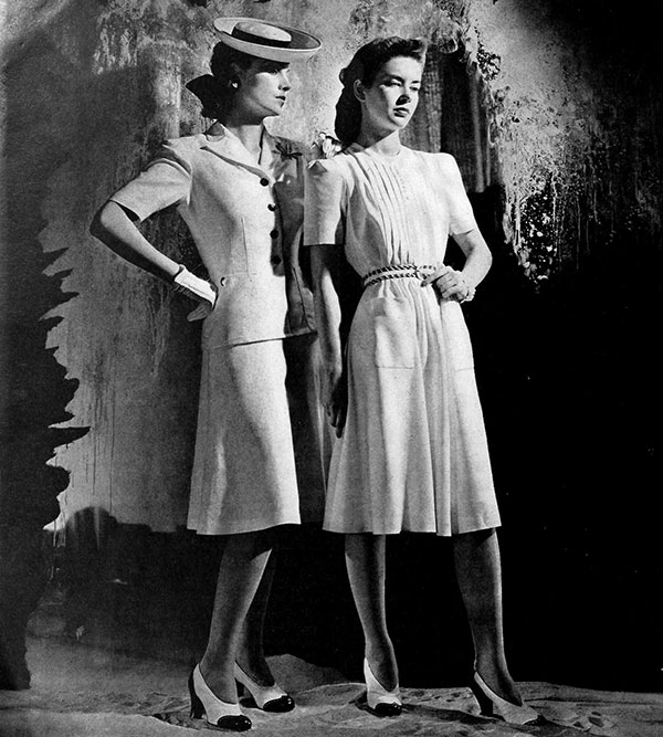 1940s Women's Fashion-Witnessed Two Types of Trends in Women's Wear -  Vintage-Retro